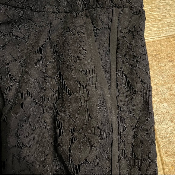 J. Crew Collection Black Leavers Lace Jumpsuit Women’s Size 0 - Picture 9 of 15